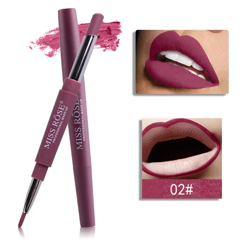 Double Opening Lipstick Waterproof Lip Makeup Tools
