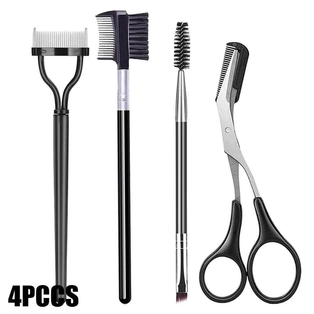 Eyebrow Brush Set With Lash Separator Tools