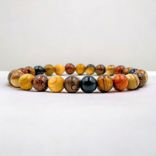 Union - All Mixed Up Wood Mala Beaded Bracelet
