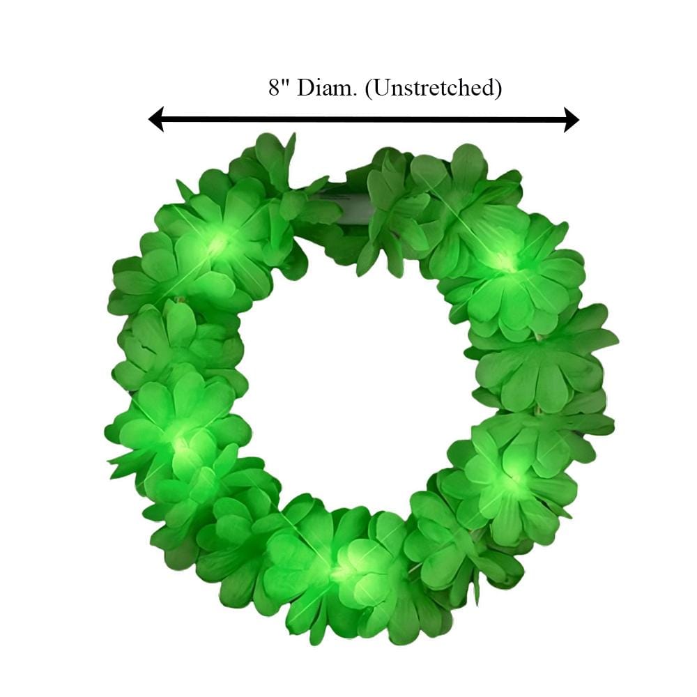 St Patricks Day Green Flower Crown