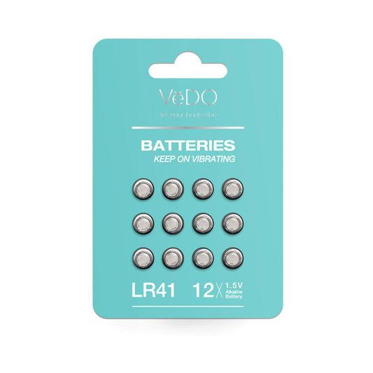 VeDO Batteries LR41 - 12 Pack 1.5V-0
