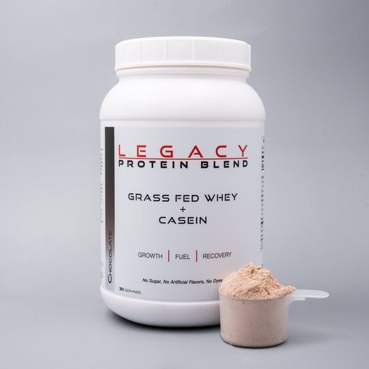 Legacy Protein Blend | 30 Servings | Grass Fed Whey + Casein