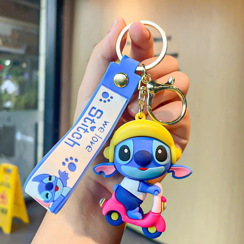 Anime Disney Keychain Mickey Minnie Lilo Stitch-99