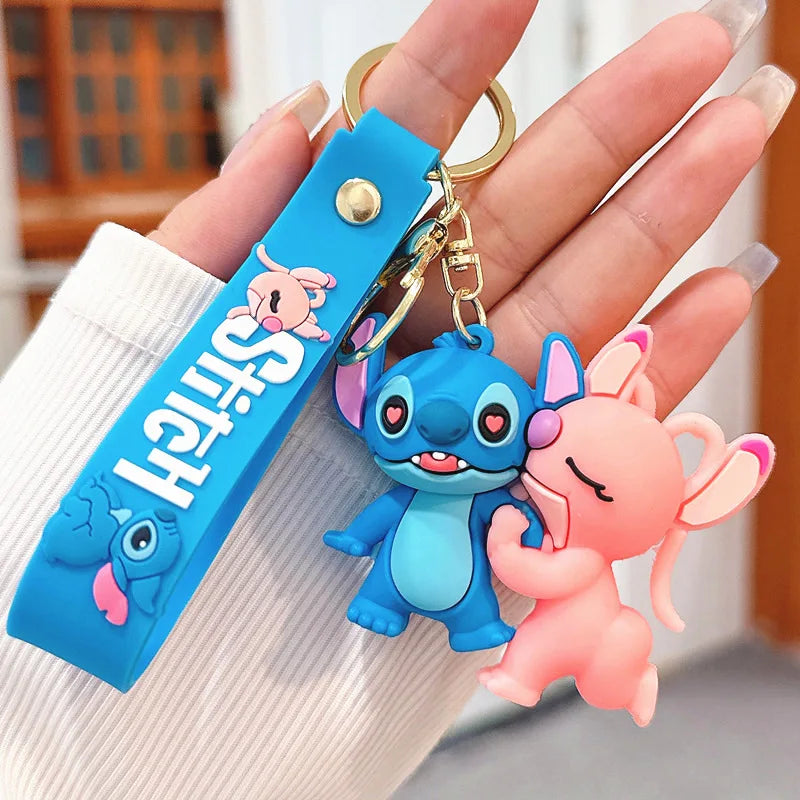 Anime Disney Keychain Mickey Minnie Lilo Stitch-79