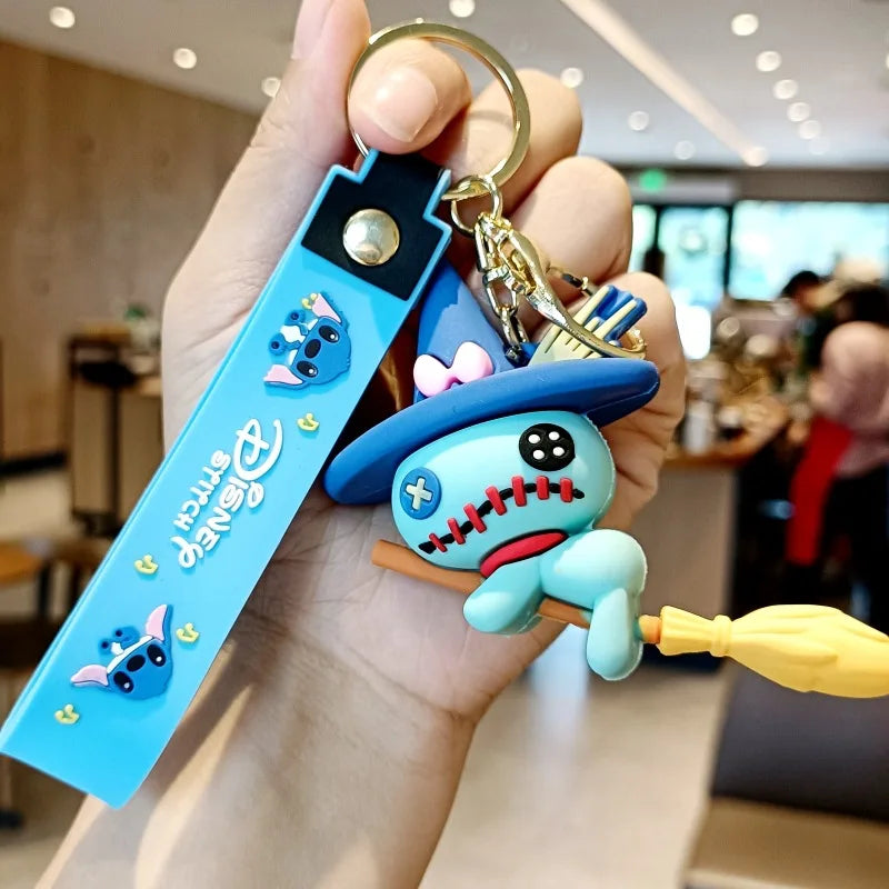 Anime Disney Keychain Mickey Minnie Lilo Stitch-23