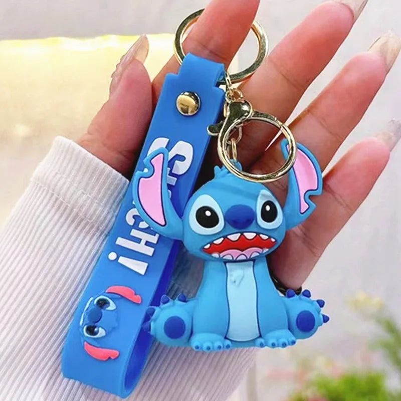 Anime Disney Keychain Mickey Minnie Lilo Stitch-52