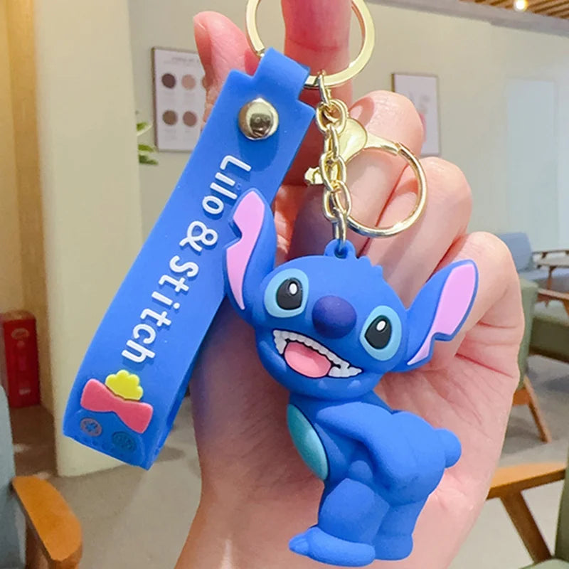 Anime Disney Keychain Mickey Minnie Lilo Stitch-44