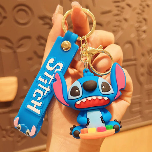 Anime Disney Keychain Mickey Minnie Lilo Stitch-70