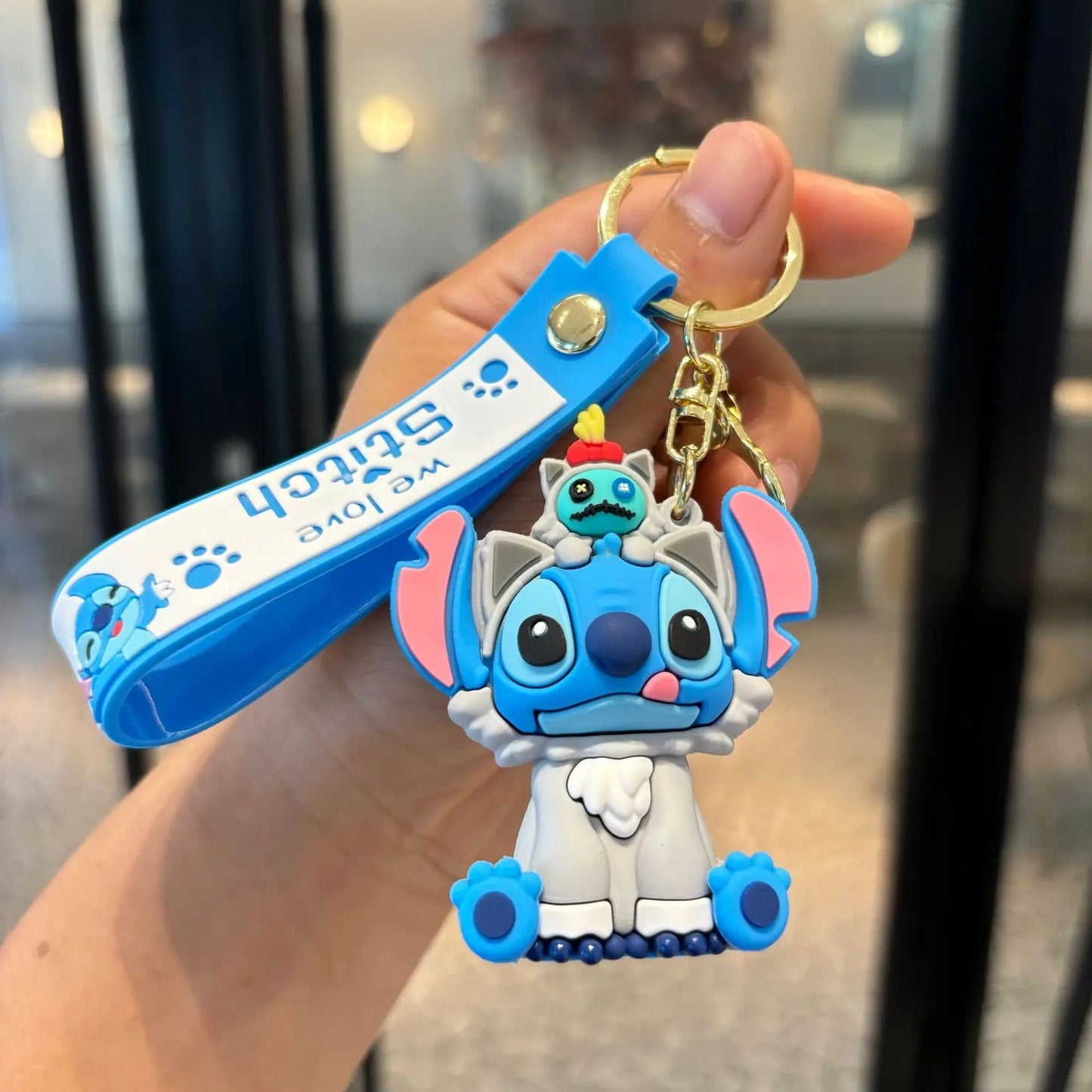 Anime Disney Keychain Mickey Minnie Lilo Stitch-68
