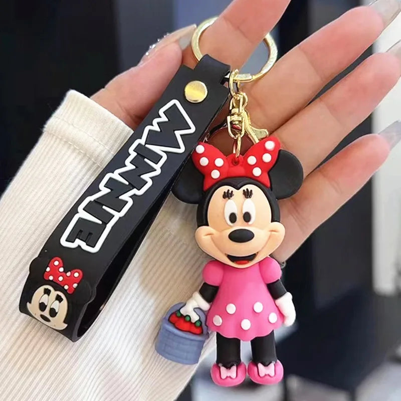 Anime Disney Keychain Mickey Minnie Lilo Stitch-30