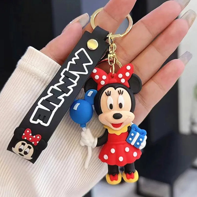 Anime Disney Keychain Mickey Minnie Lilo Stitch-34