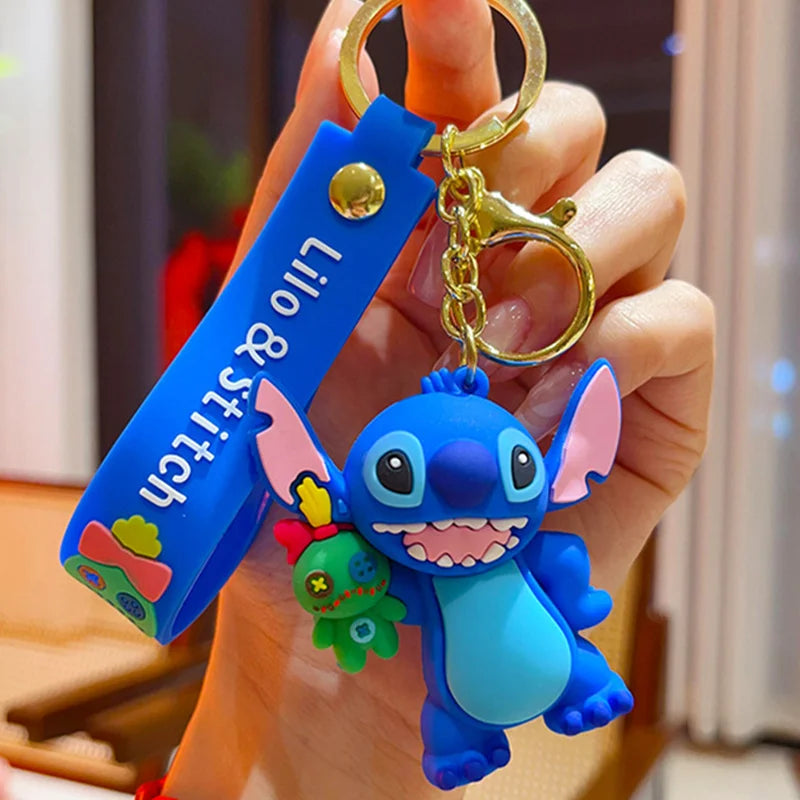 Anime Disney Keychain Mickey Minnie Lilo Stitch-57