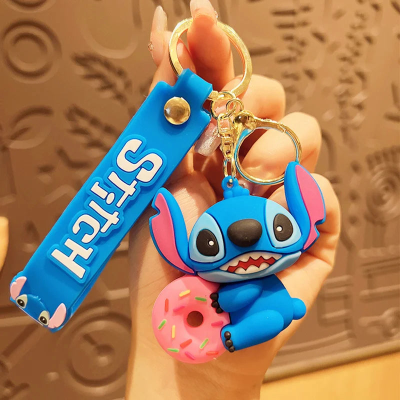 Anime Disney Keychain Mickey Minnie Lilo Stitch-74