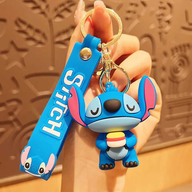 Anime Disney Keychain Mickey Minnie Lilo Stitch-72