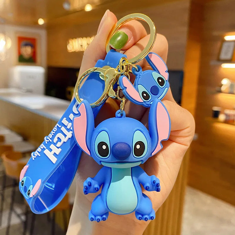 Anime Disney Keychain Mickey Minnie Lilo Stitch-41