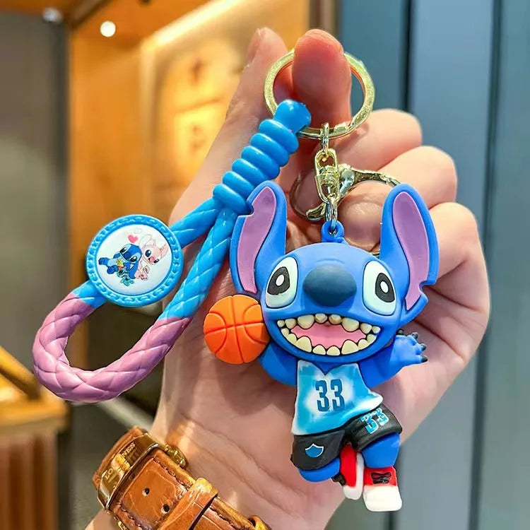 Anime Disney Keychain Mickey Minnie Lilo Stitch-90