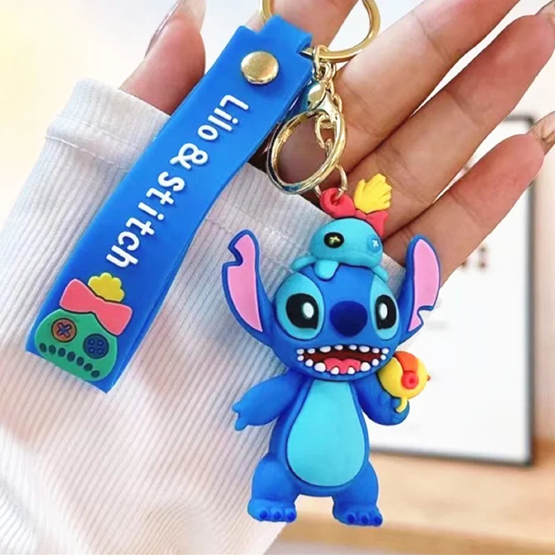 Anime Disney Keychain Mickey Minnie Lilo Stitch-50