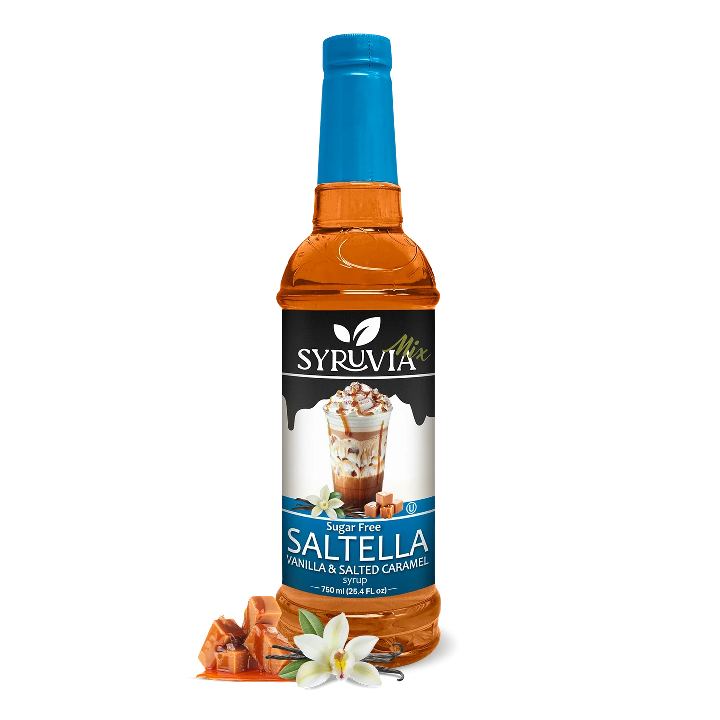 Sugar-Free SALTELLA Syrup™  Vanilla Salted Caramel