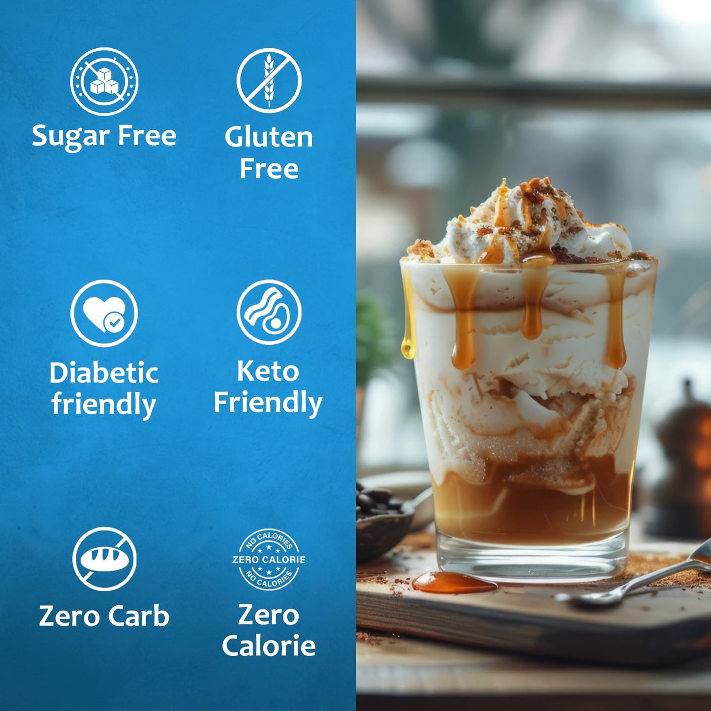 Sugar-Free SALTELLA Syrup™  Vanilla Salted Caramel