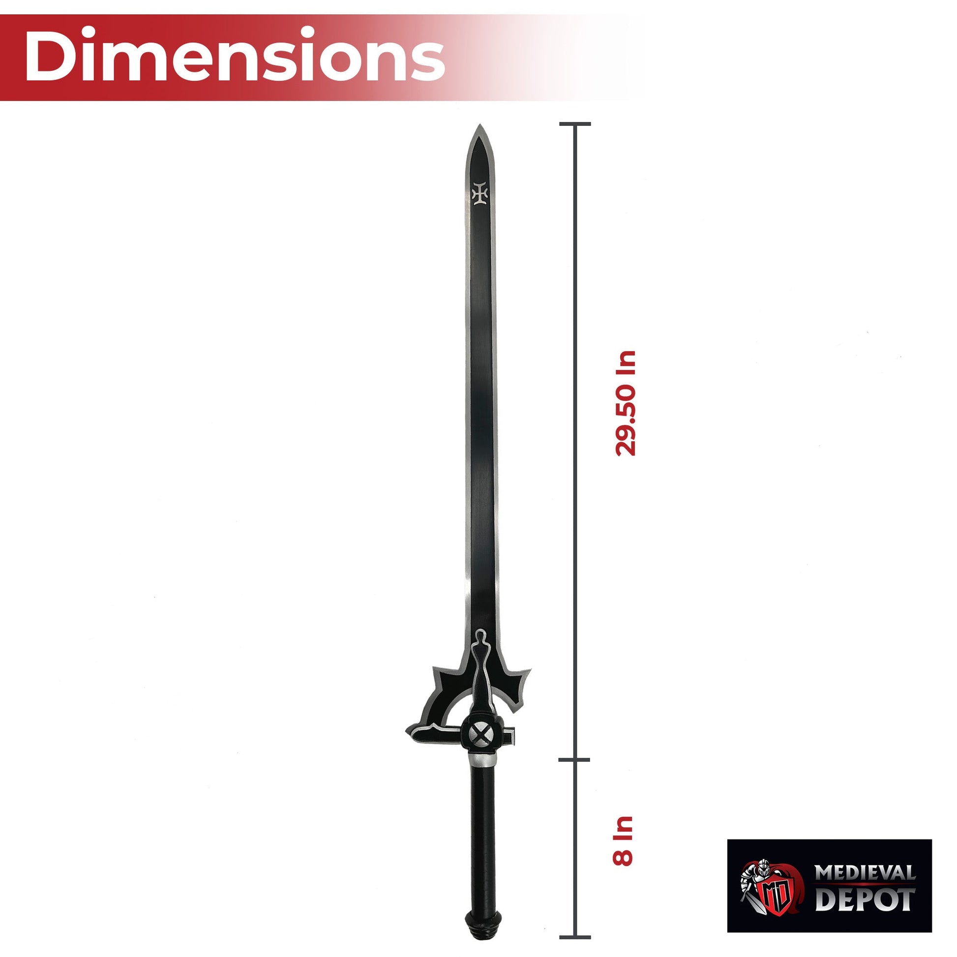 SAO Kiritos Elucidator Anime Sword Replica-1
