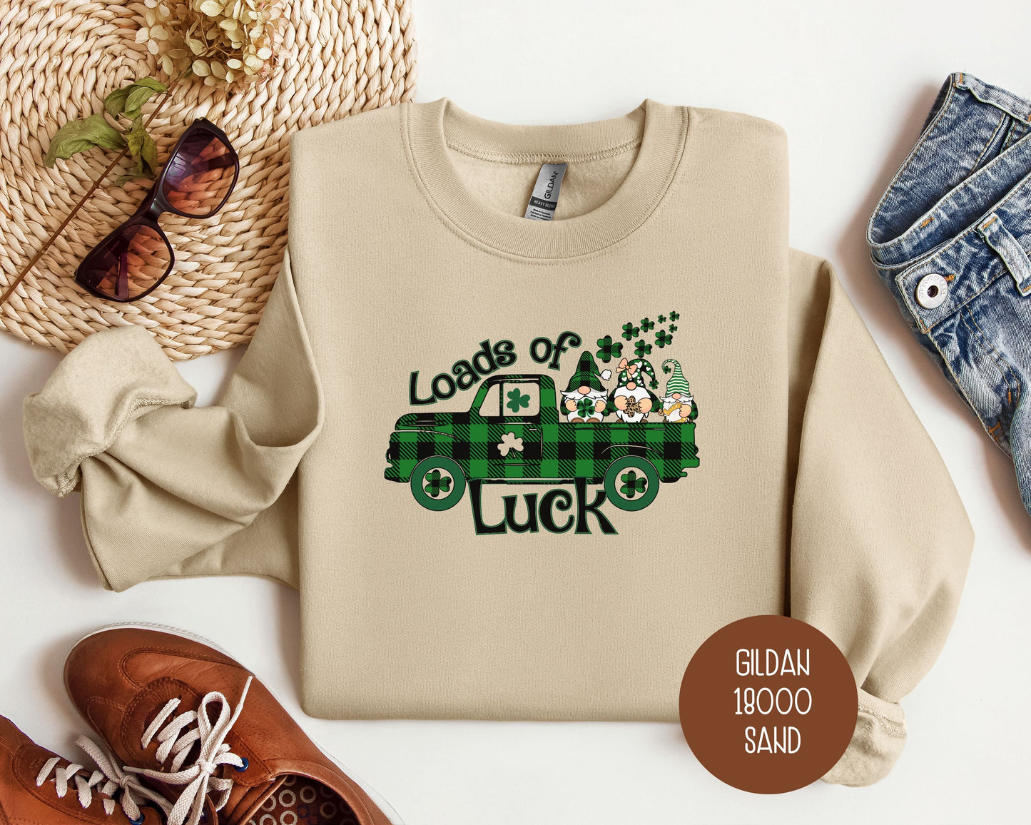 Loads of Luck St Patricks Day Gnomes Sweatshirt