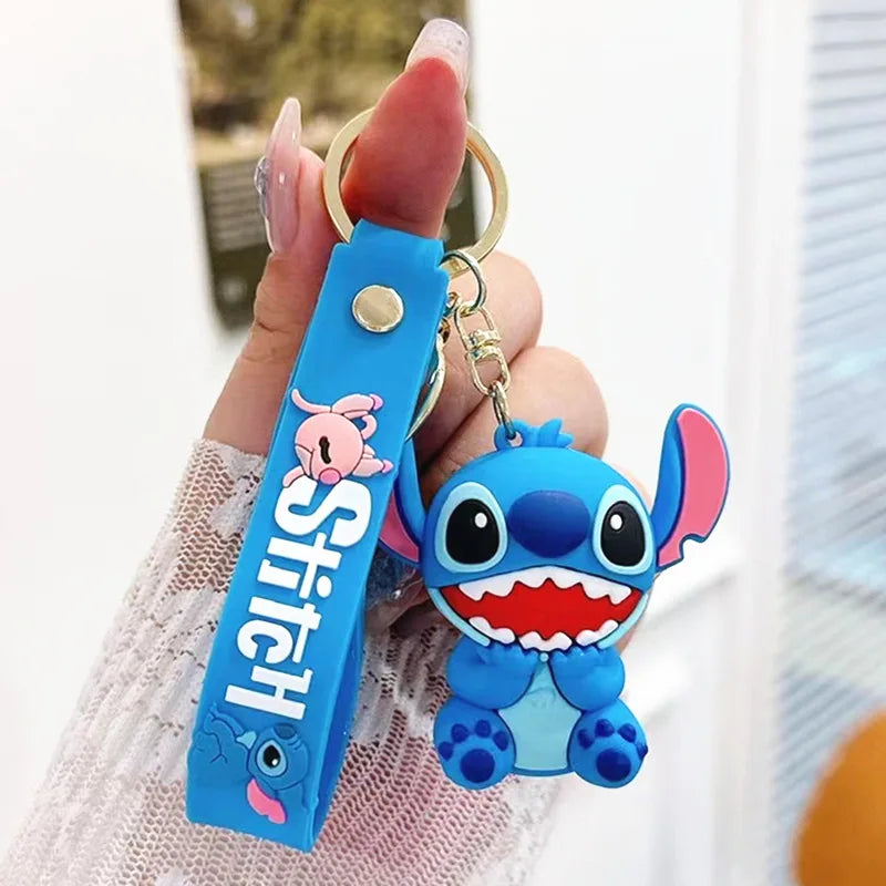 Anime Disney Keychain Mickey Minnie Lilo Stitch-22