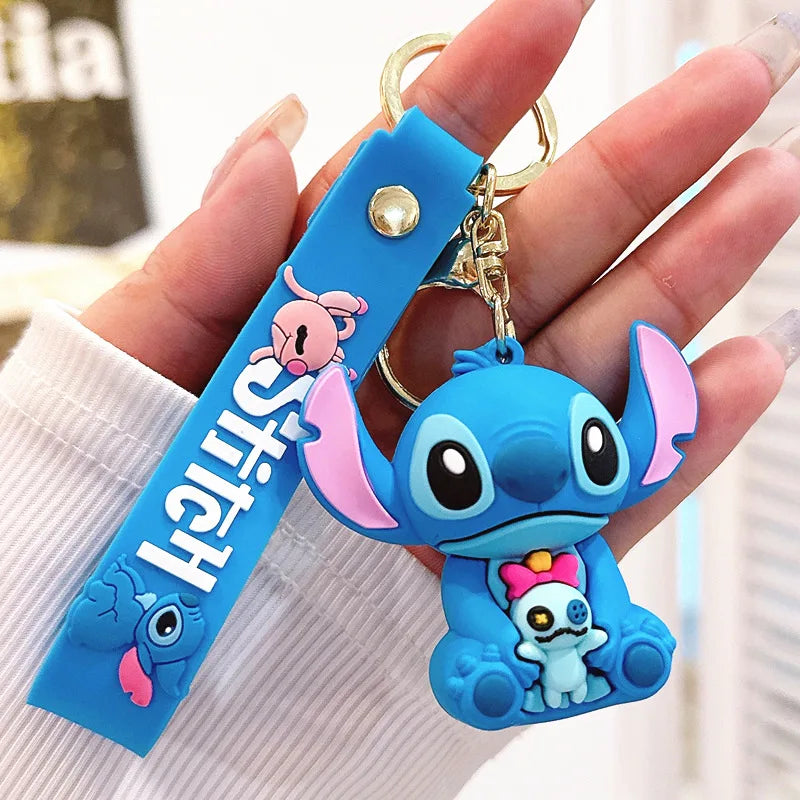 Anime Disney Keychain Mickey Minnie Lilo Stitch-42
