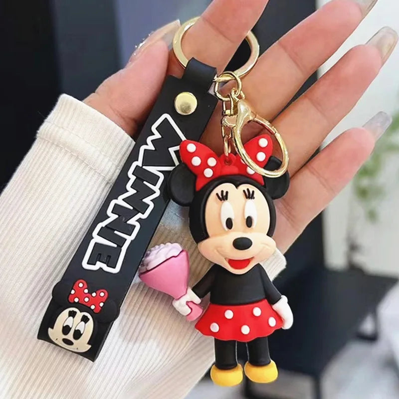 Anime Disney Keychain Mickey Minnie Lilo Stitch-36