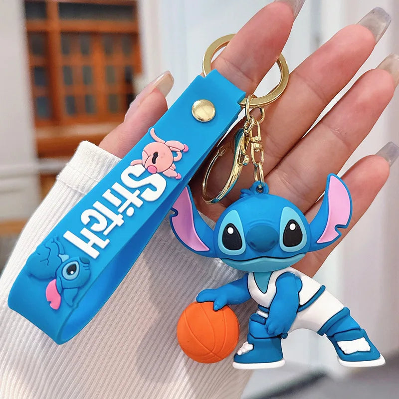 Anime Disney Keychain Mickey Minnie Lilo Stitch-83