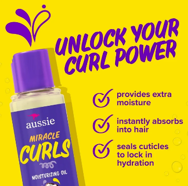 Aussie Miracle Curls - Curl Defining Oil