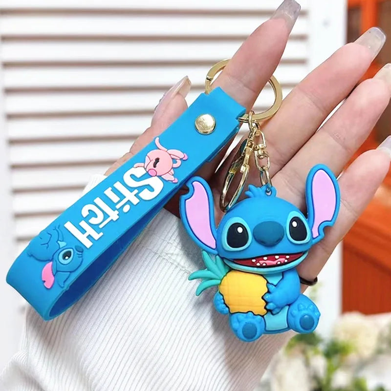 Anime Disney Keychain Mickey Minnie Lilo Stitch-59