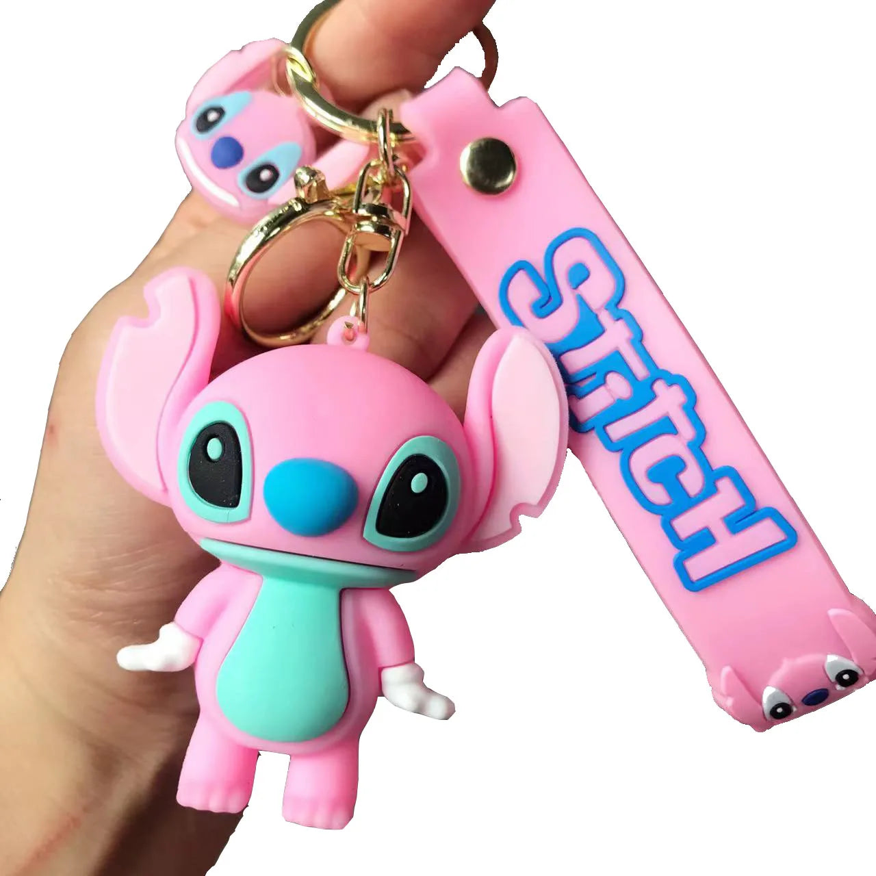 Anime Disney Keychain Mickey Minnie Lilo Stitch-31