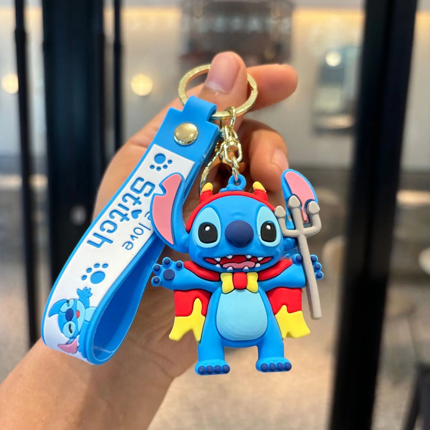 Anime Disney Keychain Mickey Minnie Lilo Stitch-14