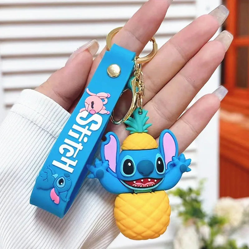 Anime Disney Keychain Mickey Minnie Lilo Stitch-64