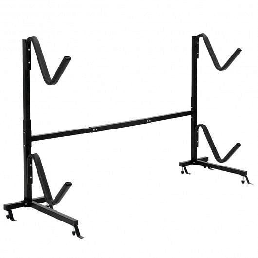 Freestanding Height Adjustable Dual Kayak Storage Rack-0