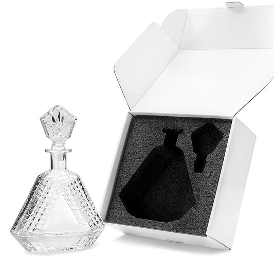 Whiskey Decanter - Triangle - 650ML-0
