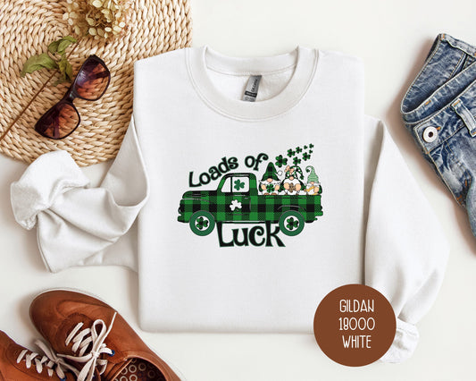 Loads of Luck St Patricks Day Gnomes Sweatshirt