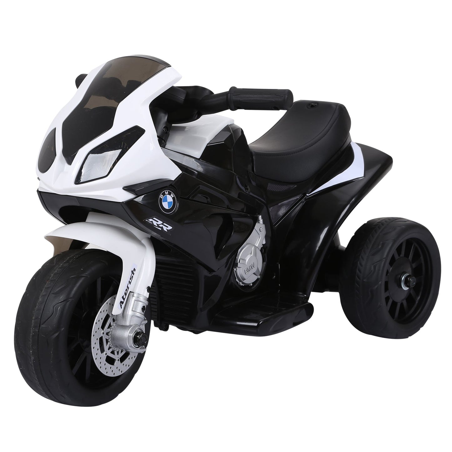PlayPatch™ Compatible for Electric Kids Ride on Motorcycle BMW S1000RR w/ Headlights Music Battery Powered Play Bike 6V Black