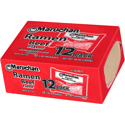 Maruchan Beef Flavor Ramen Noodle Soup image 0