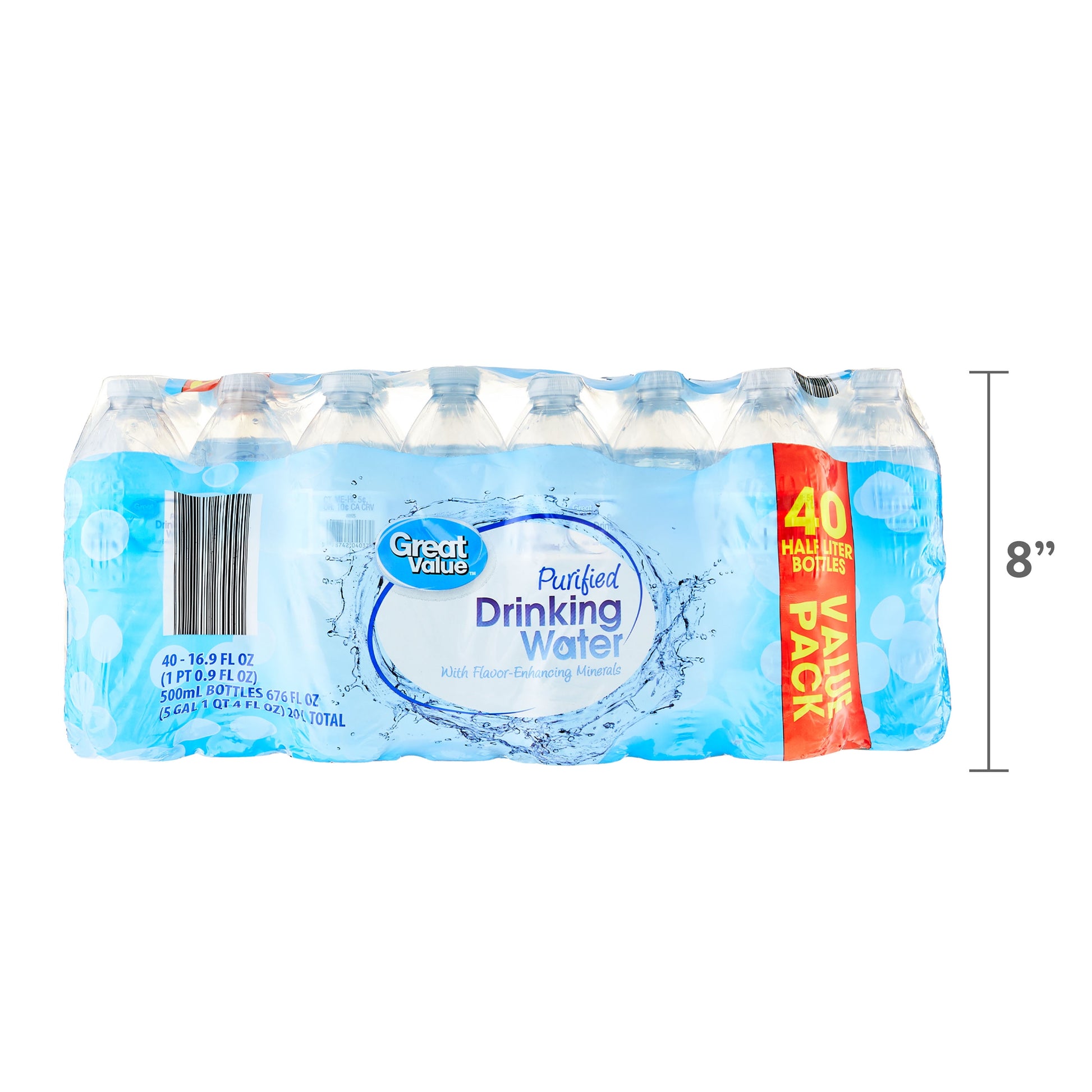 Purified Drinking Water, 16.9 Fl. Oz., 40 Count