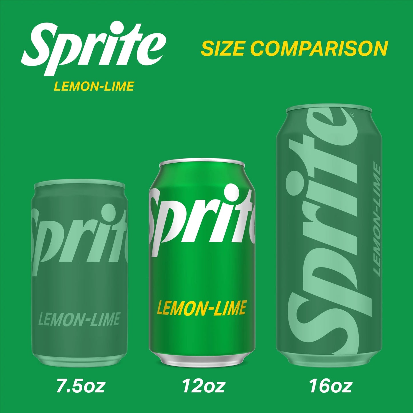Lemon Lime Soda Pop, 12 Fl Oz, 12 Pack Cans