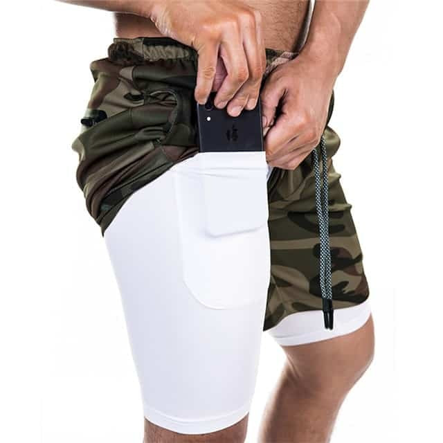 Men's Compression Shorts with Pockets