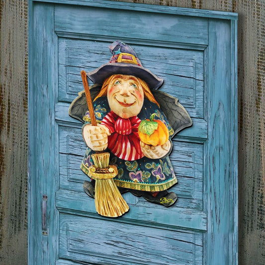 Witch Halloween Door Decor by G. DeBrekht - Thanksgiving Halloween Decor - 8158412H