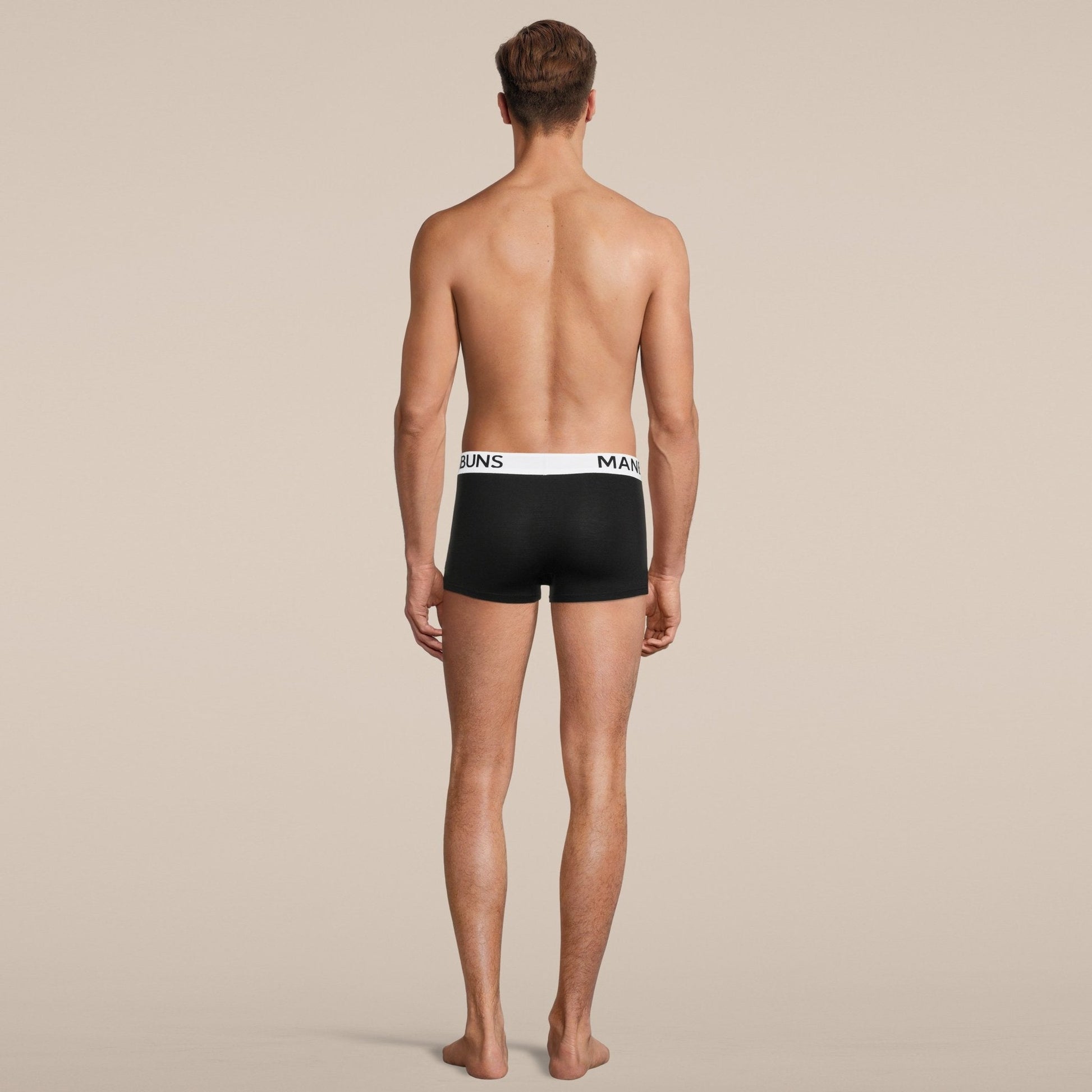 Men's Classic Black Boxer Trunk Underwear-3