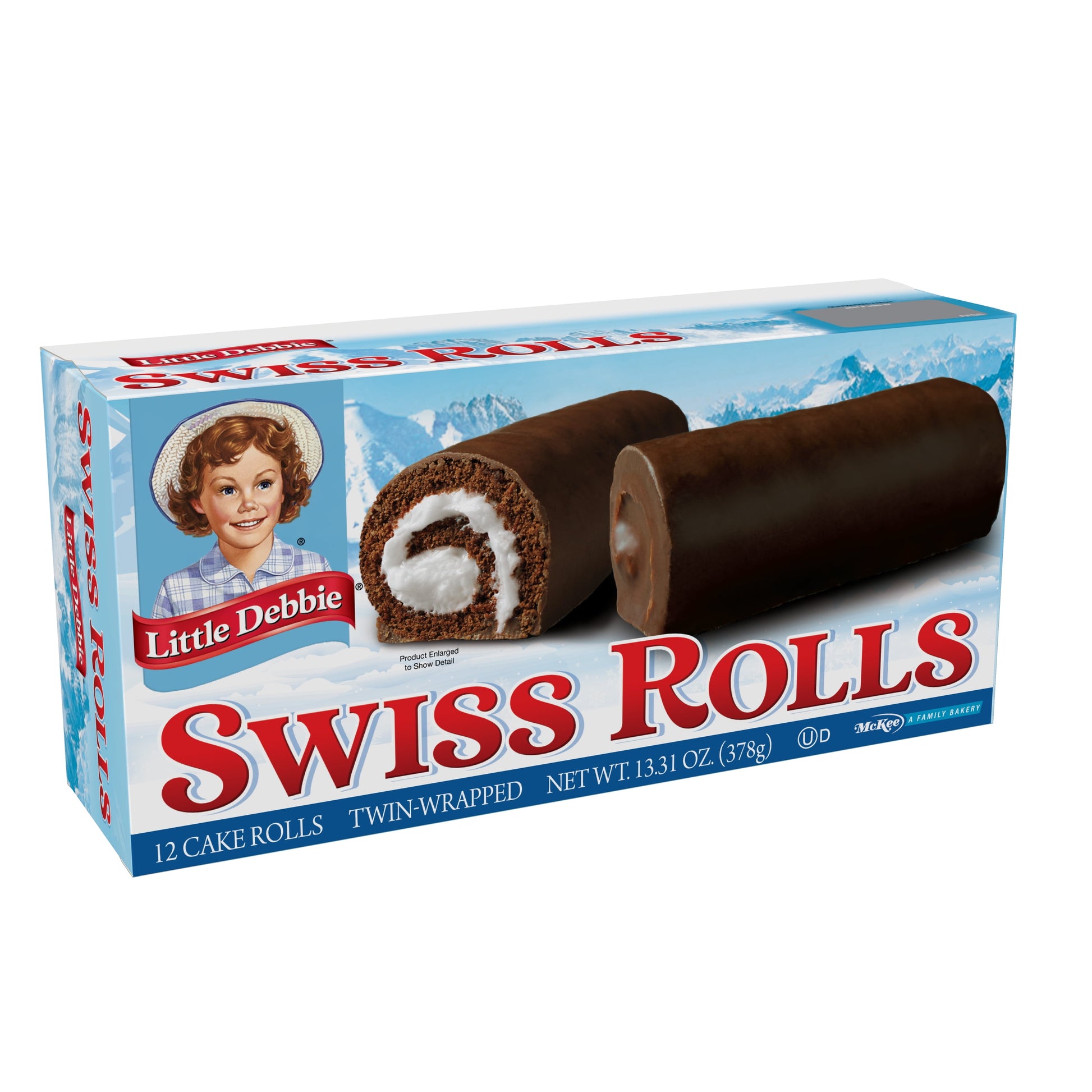 12 Pack Swiss Rolls Twin Wrapped | Little Debbie image 0