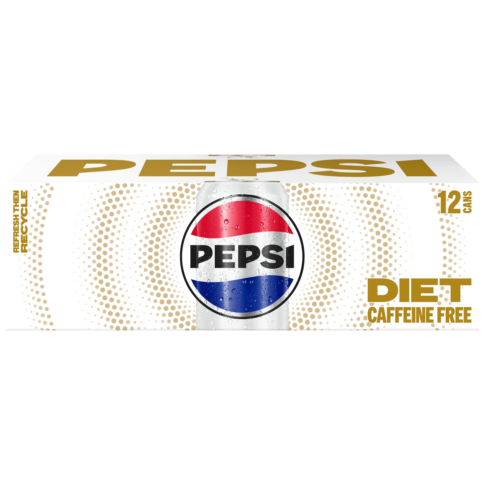 Diet  Cola Caffeine Free Soda Pop, 12 Fl Oz, 12 Pack Cans