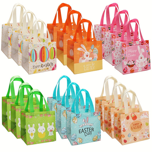Everyday Festive™ Reusable Non-Woven Easter Bags 18pcs Spring Party Supplies