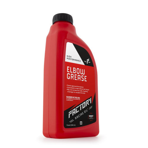 Maximum Strength Elbow Grease – For the DIYer Who Never Finishes the Job – Gag Gift – Dad Joke – Car Guy Prank – 1 Quart (Empty) Bottle
