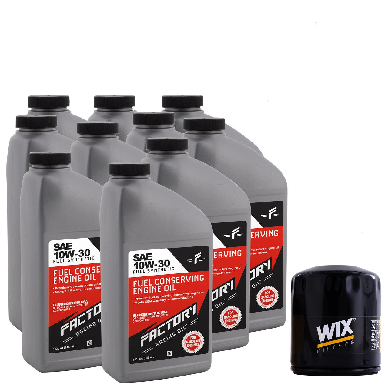 Basic Oil Change Kit For Dodge Viper 8.0L 2000-2002 10W-30 Oil - 10 Quarts