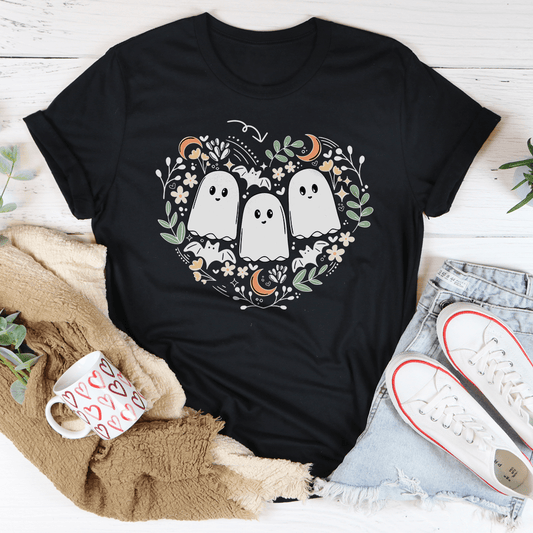 Ghost Halloween Bookish Tee